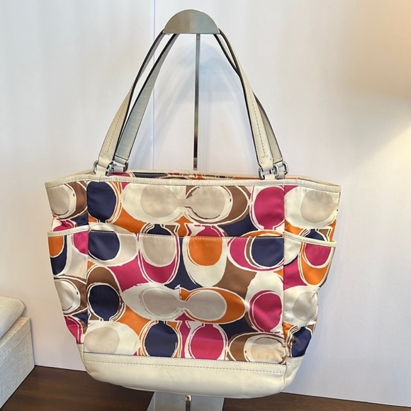 Coach Multicolor Signature Tote - Picture 1 of 12